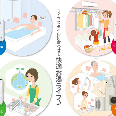 給湯器4種類お客様ご案内カタログ